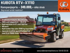 RTV X1110 kampanje mars 2025